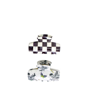 MacKenzie-Childs x Goody Medium Claw Clips - Black Multi, 2ct