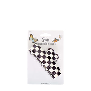 MacKenzie-Childs x Goody Large Claw Clip - Courtly Check
