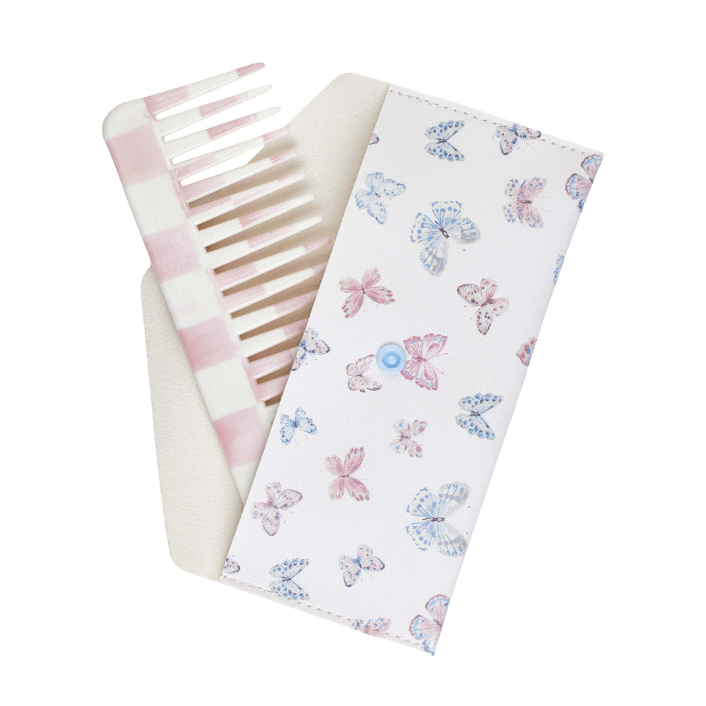 MacKenzie-Childs x Goody Comb & Travel Case - Pink Multi