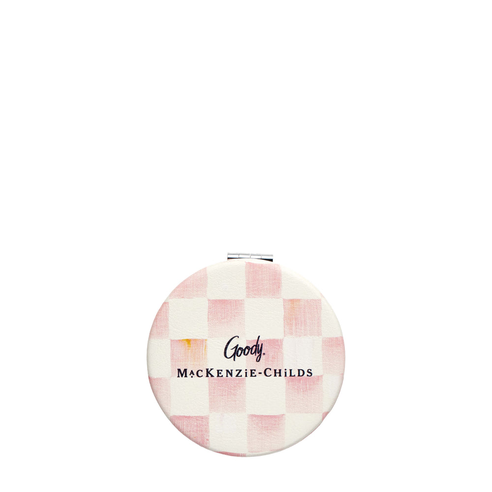 MacKenzie-Childs x Goody Mirror Compact - Rosy Check