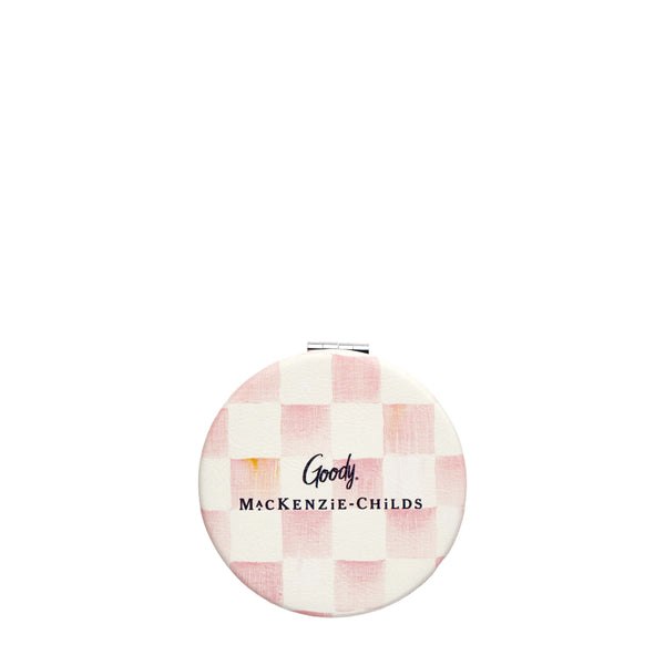 MacKenzie-Childs x Goody Mirror Compact - Rosy Check