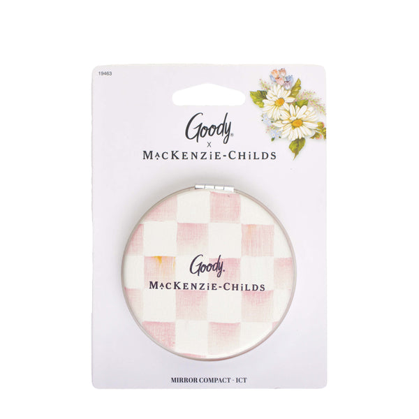 MacKenzie-Childs x Goody Mirror Compact - Rosy Check