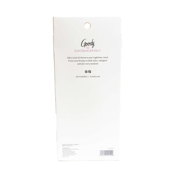 Goody x LoveShackFancy Sleep Mask & Pillow Scrunchie Set - Ribbon Rosa
