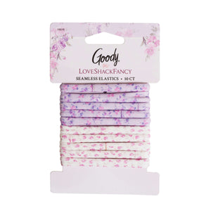 Goody x LoveShackFancy Seamless Elastics - Happy Thoughts & Ribbon Rosa - 10ct