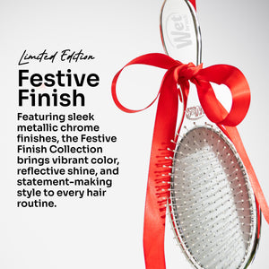 Festive Finish Original Detangler & Mini Detangler Gift Set - Silver