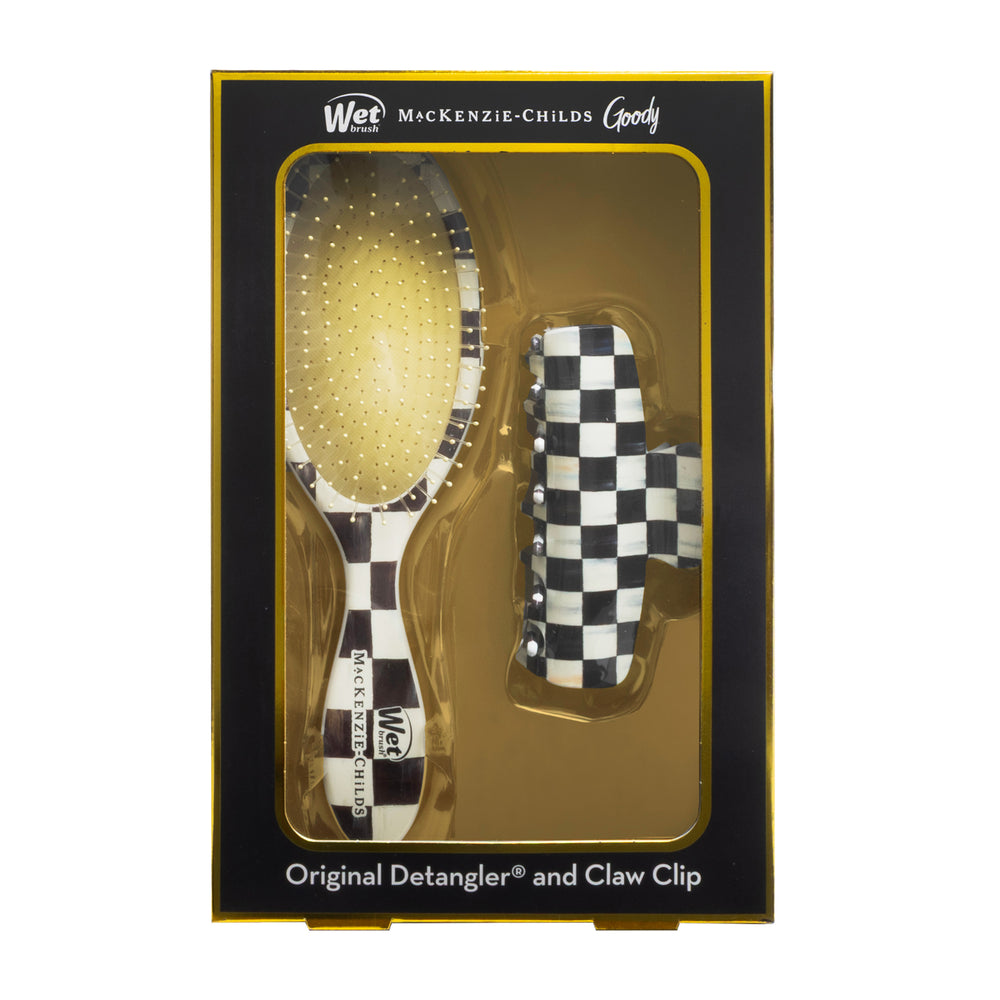 Wet Brush x Goody x MacKenzie-Childs Original Detangler & Claw Clip Set