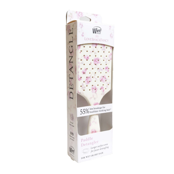 Wet Brush x LoveShackFancy Paddle Detangler - Ribbon Rosa