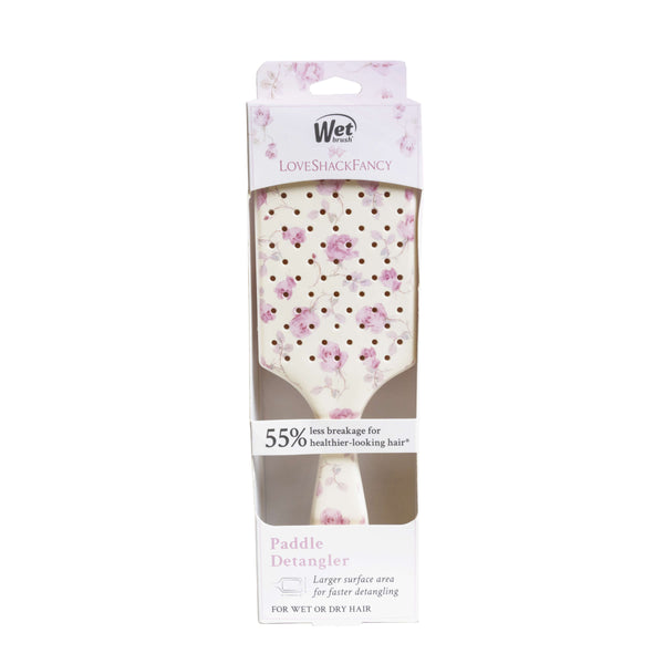 Wet Brush x LoveShackFancy Paddle Detangler - Ribbon Rosa