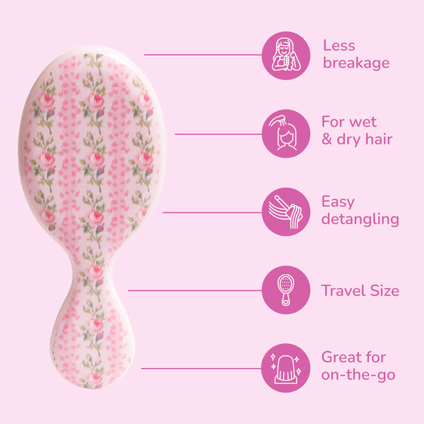 Wet Brush x LoveShackFancy Mini Detangler - Blooming Heirloom