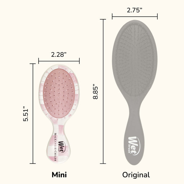 MacKenzie-Childs x Wet Brush Mini Detangler - Rosy Check