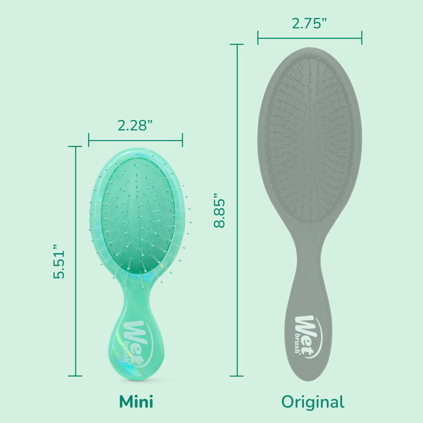 Prismatic Glow Mini Detangler - Green