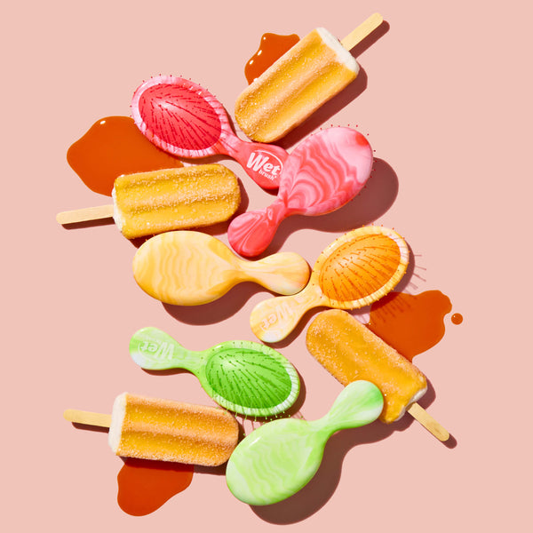 Summer Treat Mini Detangler - Orange Creamsicle