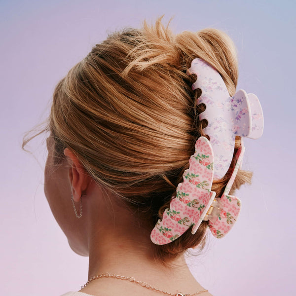Goody x LoveShackFancy Large Claw Clip - Blooming Heirloom - 1ct