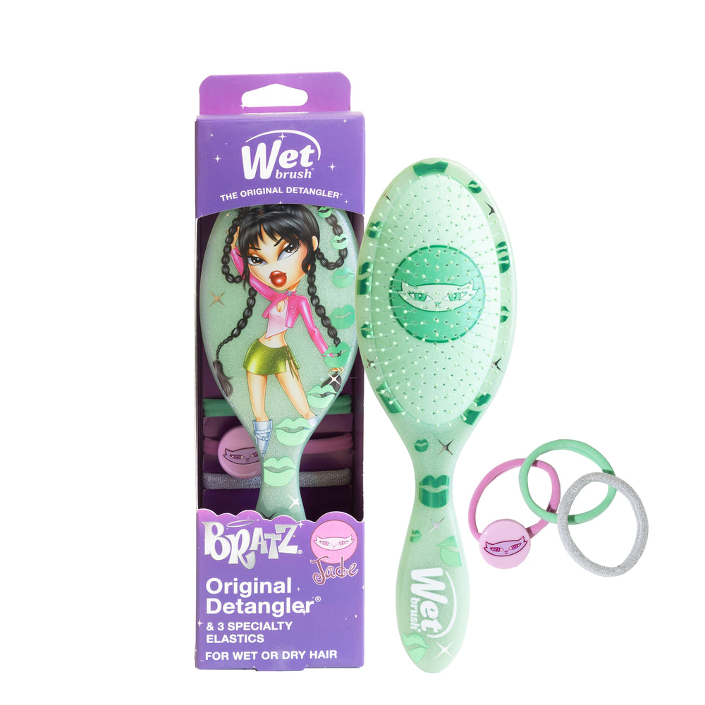 Wet Brush x Bratz Original Detangler & Elastics Kit - Jade