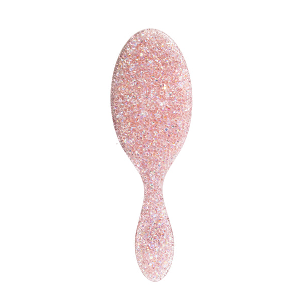 Pink Tie Affair Midi Detangler & Goody Claw Clip Gift Set - Light Pink & Sparkly Black
