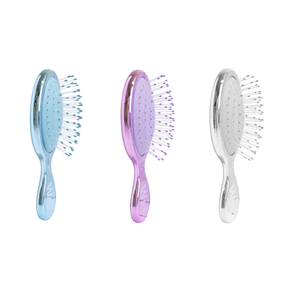 Festive Finish Mini Detangler Trio Gift Set - Blue, Purple, Silver