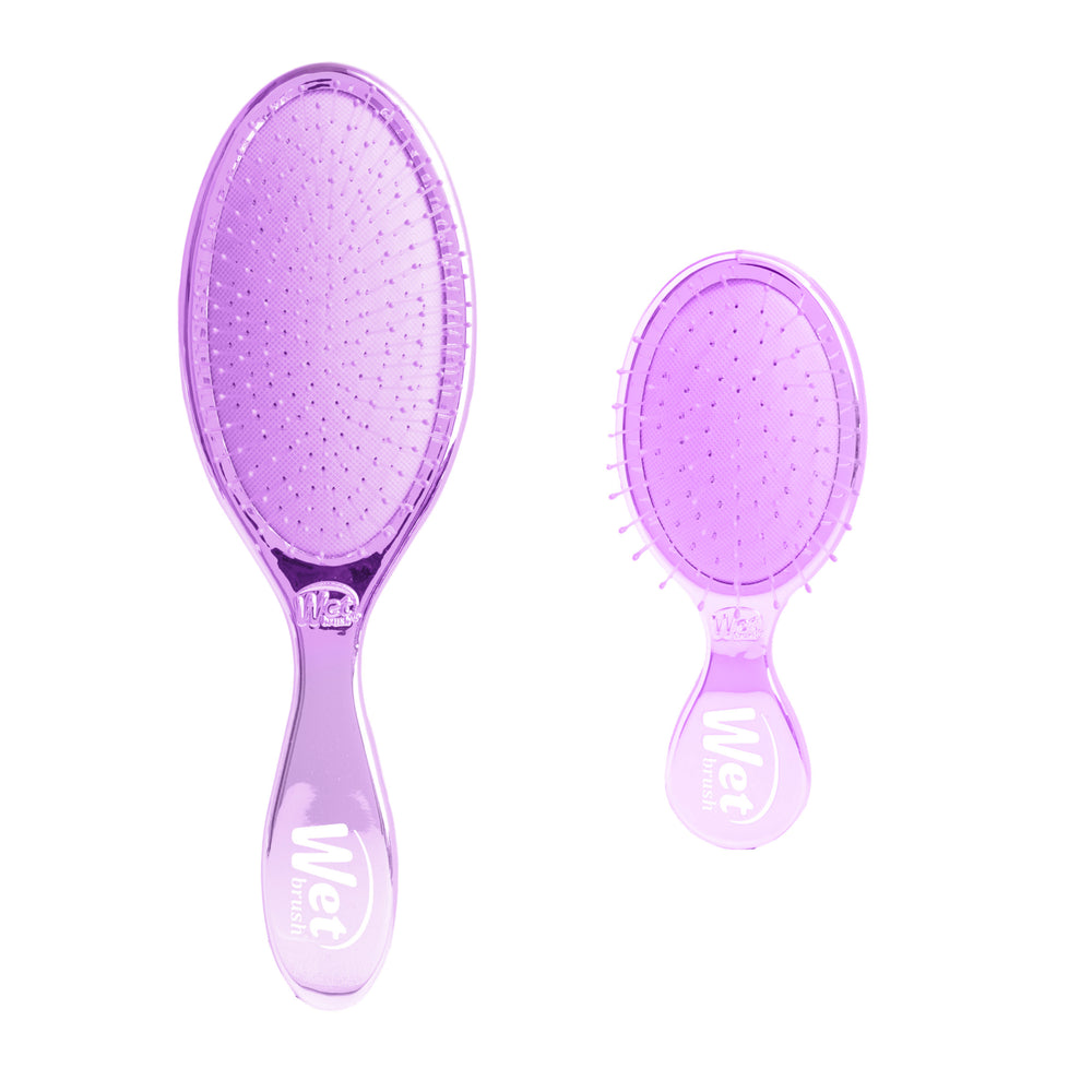 Festive Finish Original Detangler & Mini Detangler Gift Set - Purple