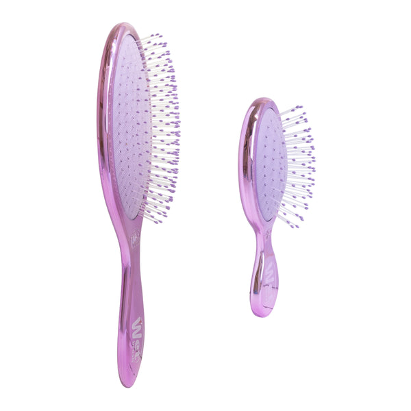 Festive Finish Original Detangler & Mini Detangler Gift Set - Purple
