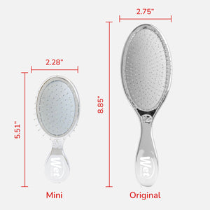 Festive Finish Original Detangler & Mini Detangler Gift Set - Silver