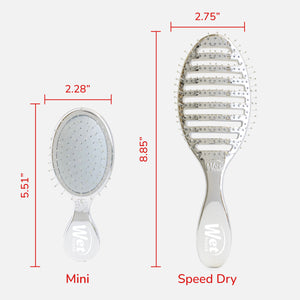 Festive Finish Speed Dry & Mini Detangler Gift Set - Silver